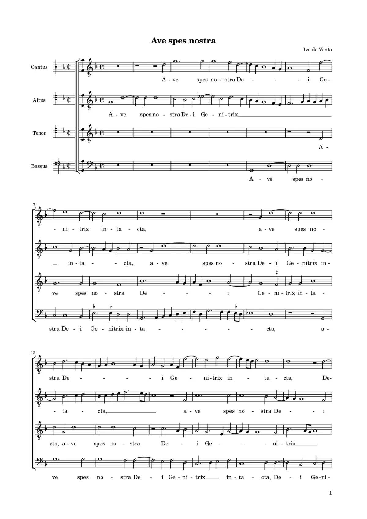 Ave spes nostra - Page 1