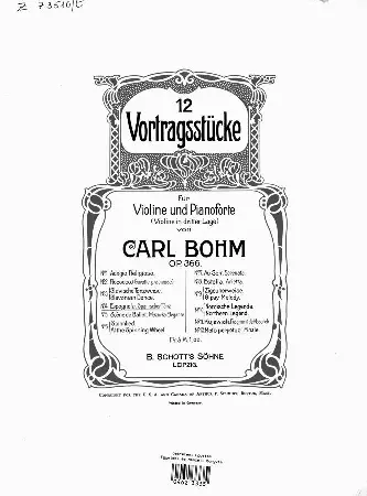 12 Vortragsstücke - Page 1