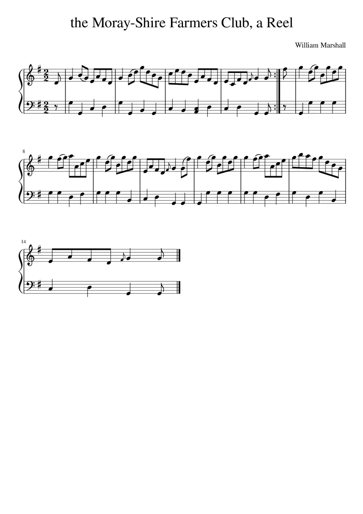 the Moray-Shire Farmers Club a Reel - Page 1