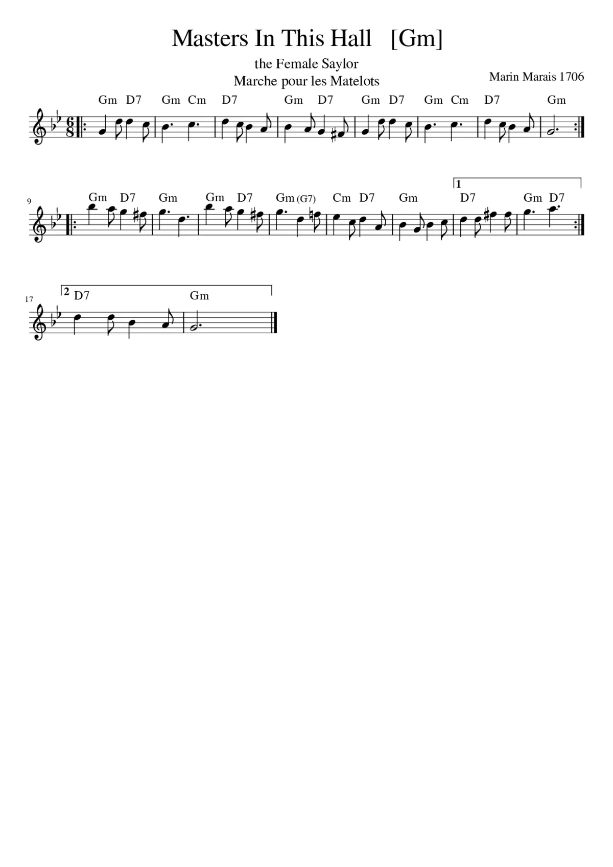 Masters in This Hall - Page 1