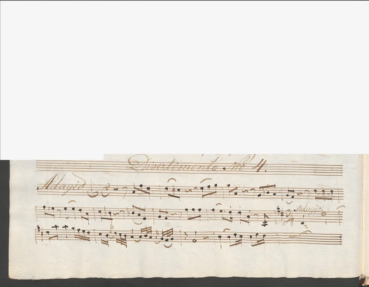 Baryton Trio in D major - Page 1