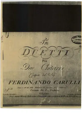 3 Duetti per due Chitarre