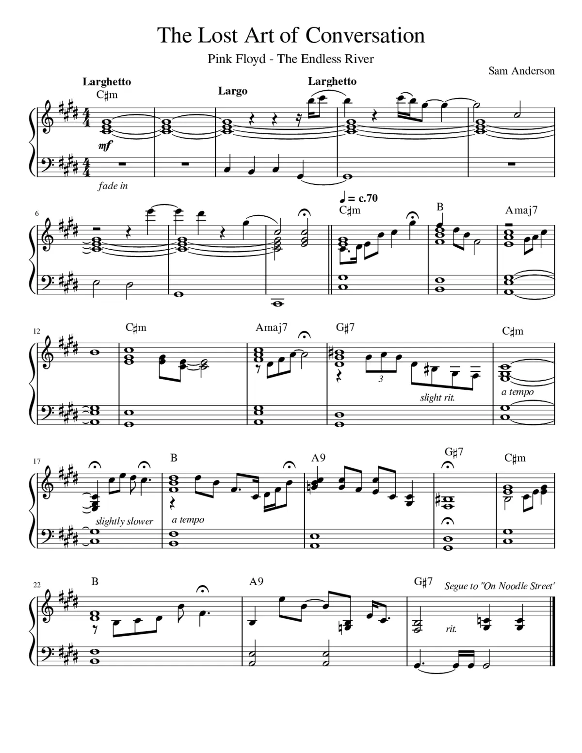 The Lost Art of Conversation - Page 1