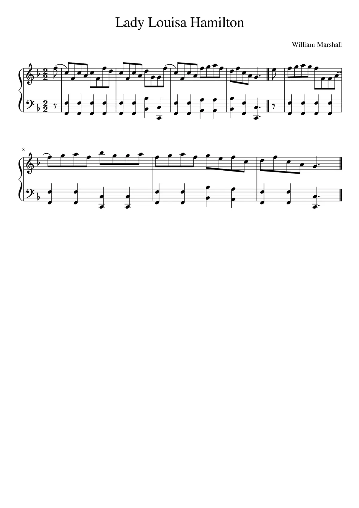 Lady Louisa Hamilton - Page 1