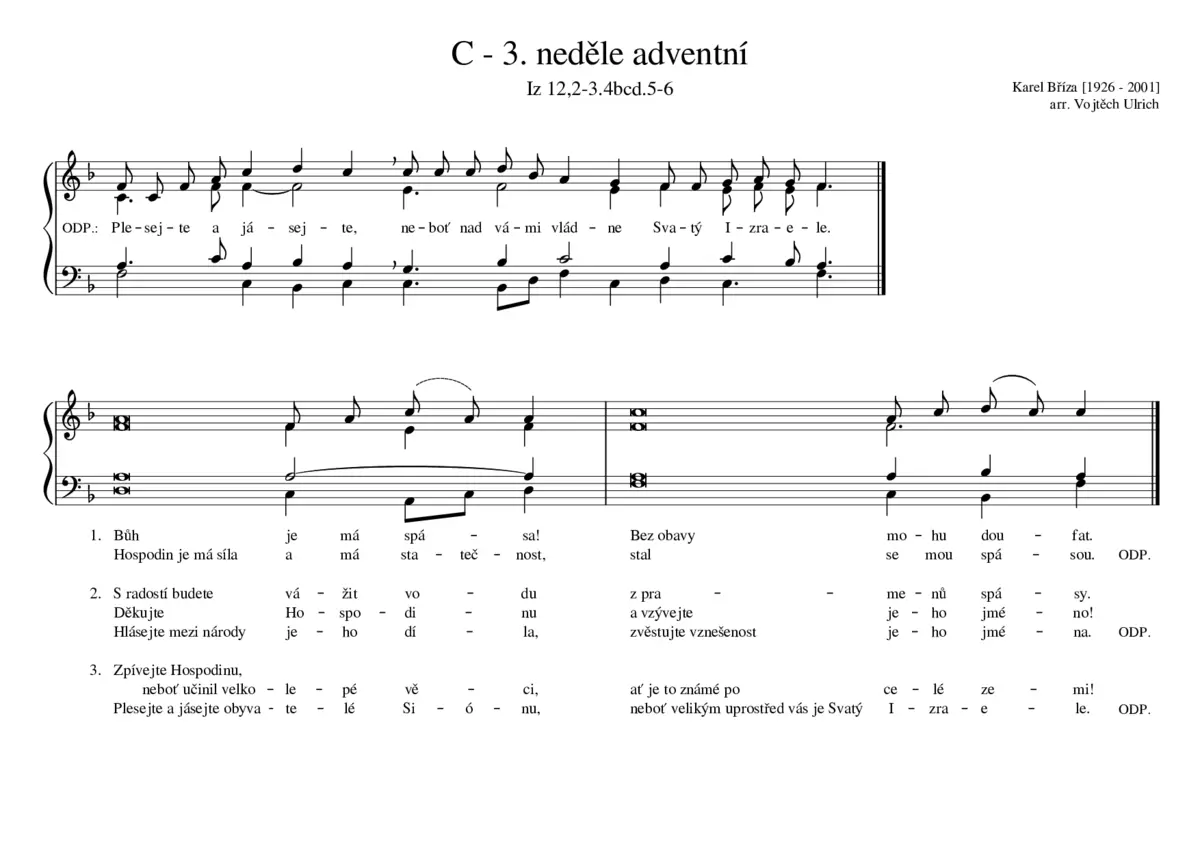 C - 3. neděle adventní - Page 1