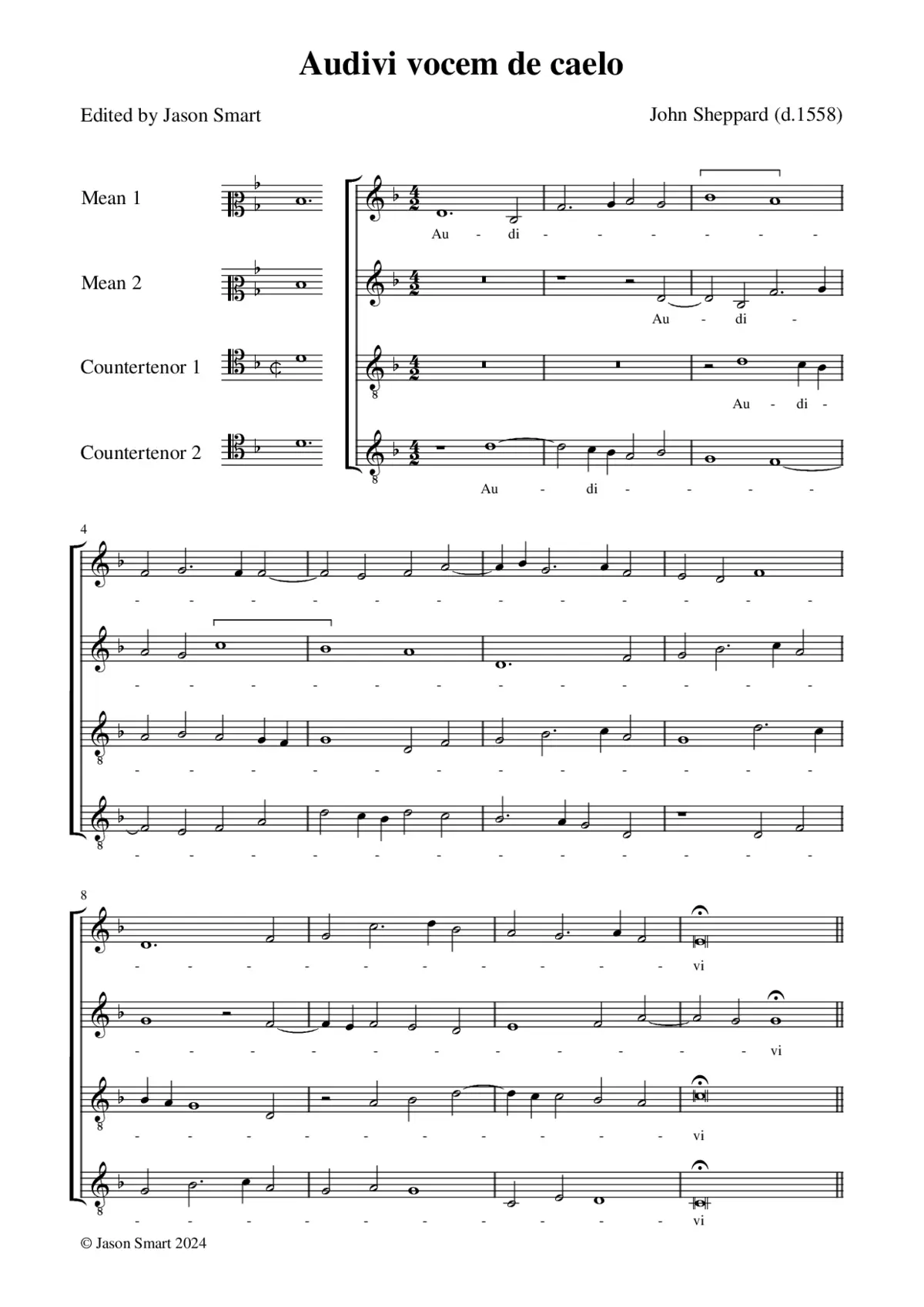 Audivi vocem - Page 1