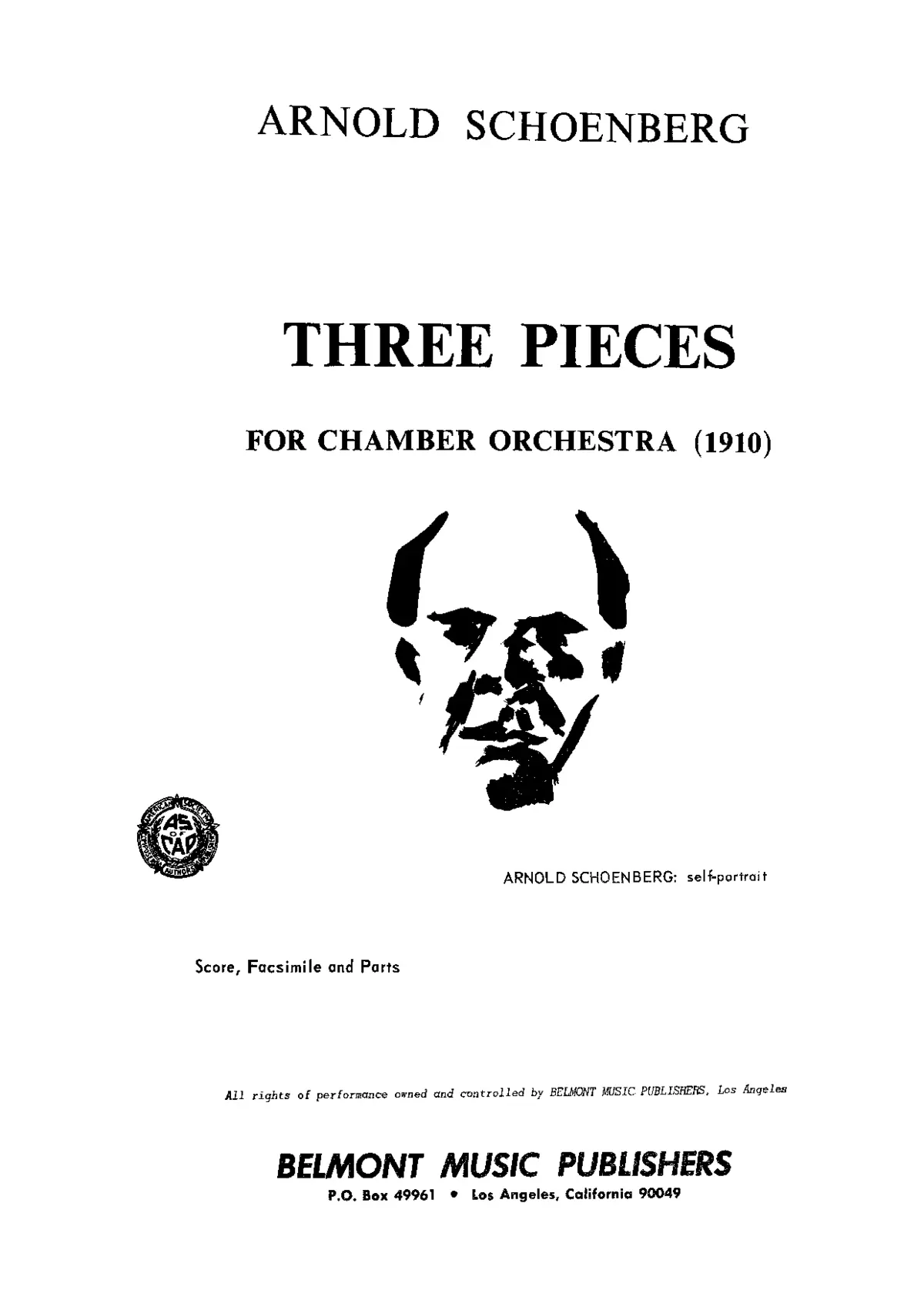 3 Pieces for Chamber Orchestra - Page 1
