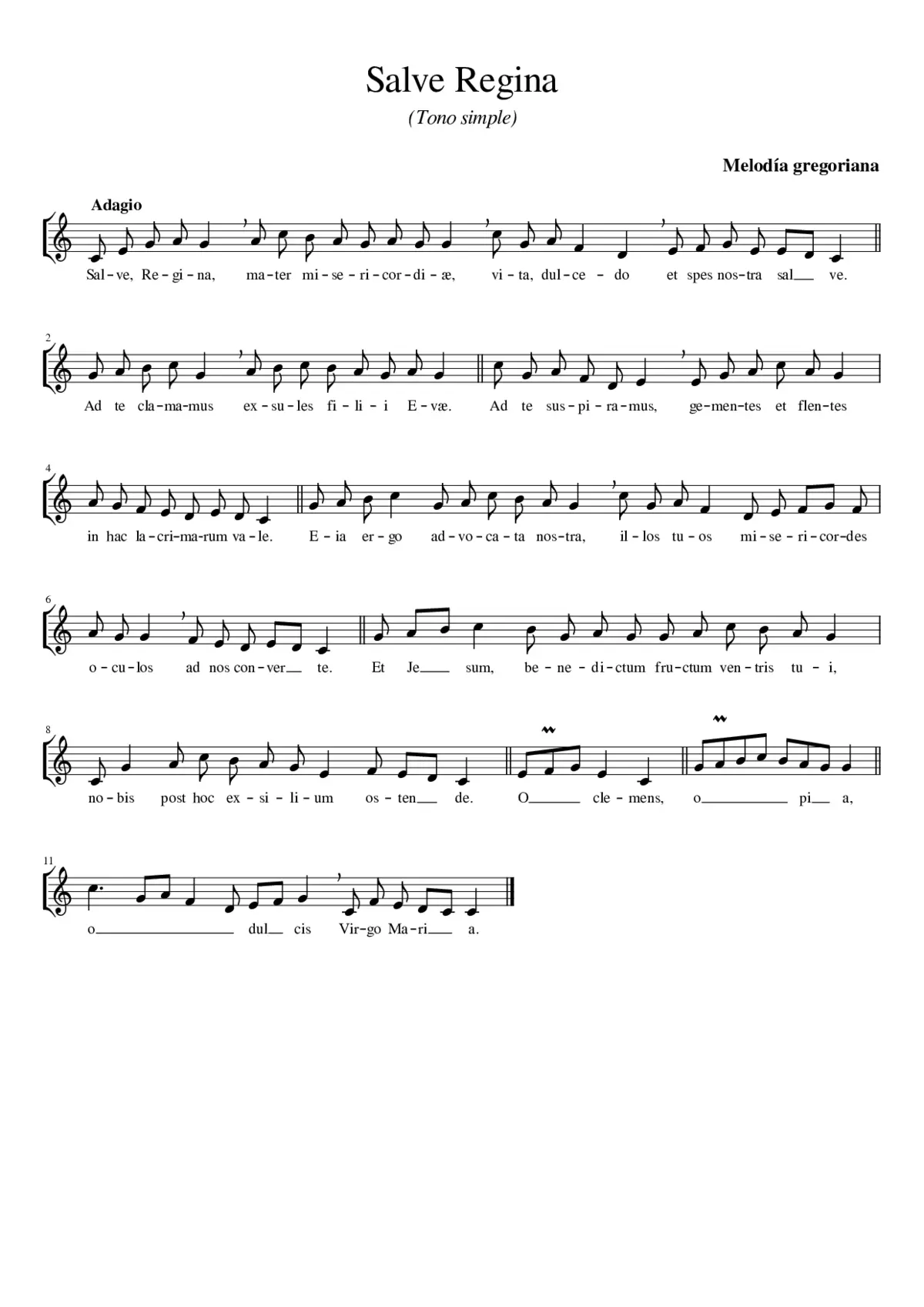 Salve Regina - Page 1