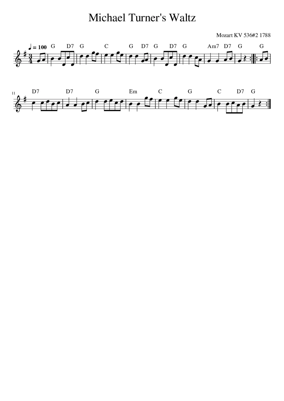 Michael Turner's Waltz - Page 1