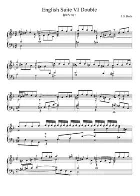 English Suite No.6 in D minor BWV 811