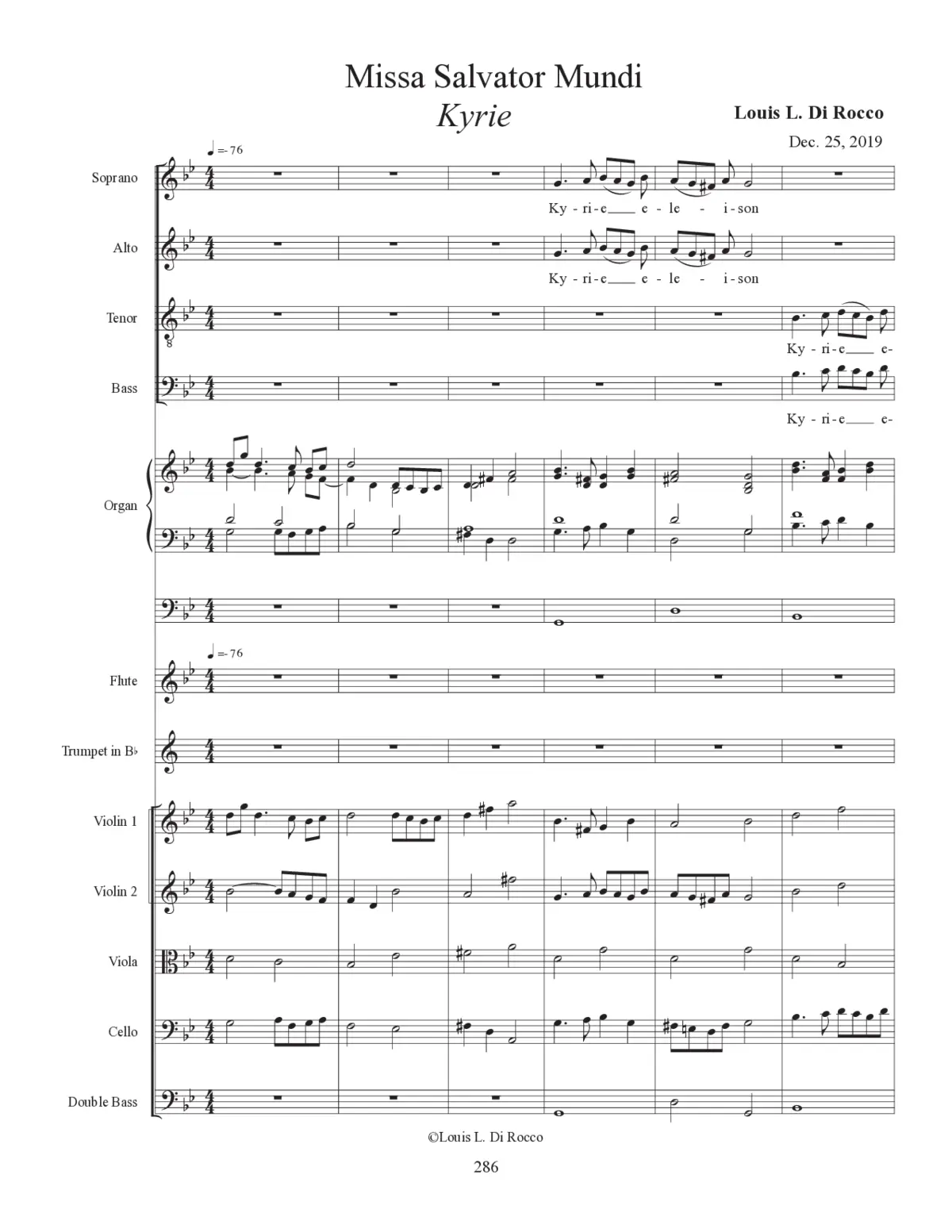 Missa Salvator Mundi - Page 1