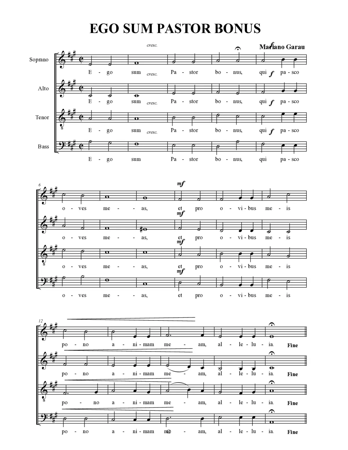 Ego sum pastor bonus - Page 1