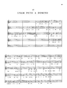 Unam petii a Domino