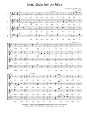 Jesu, värdes hos oss bliva