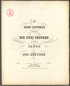 9 airs favoris de l'opéra Die zwei Prinzen