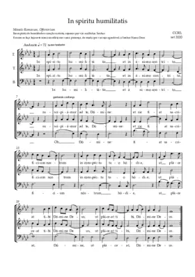In spiritu humilitatis