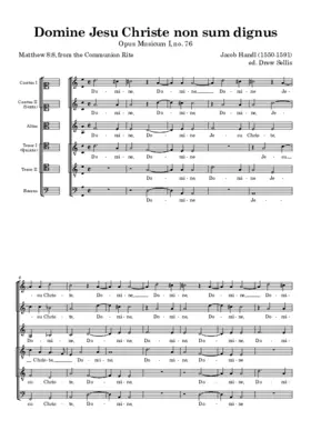 Domine Jesu Christe non sum dignus