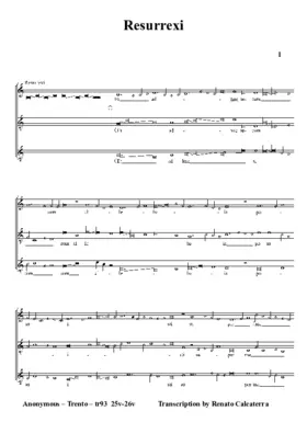 Resurrexi IV