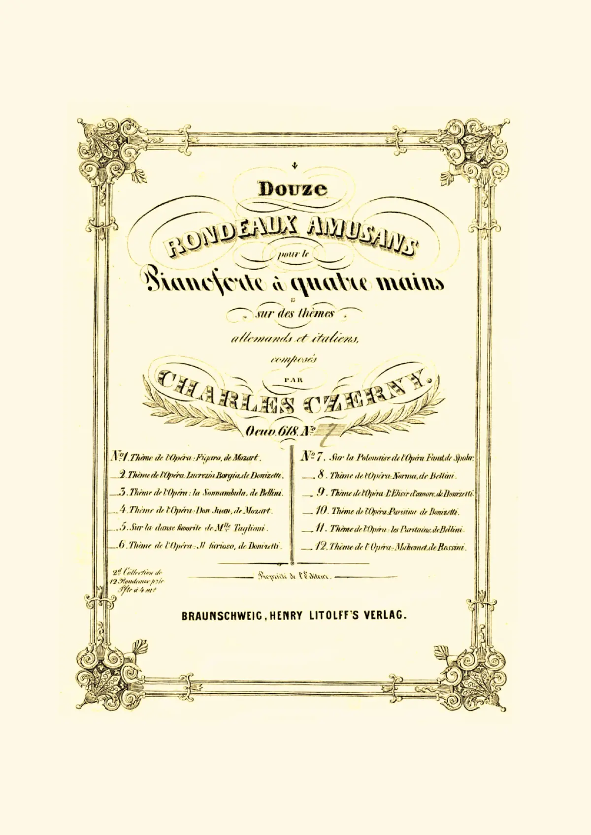 12 Rondeaux amusans sur des thêmes allemands et italiens - Page 1