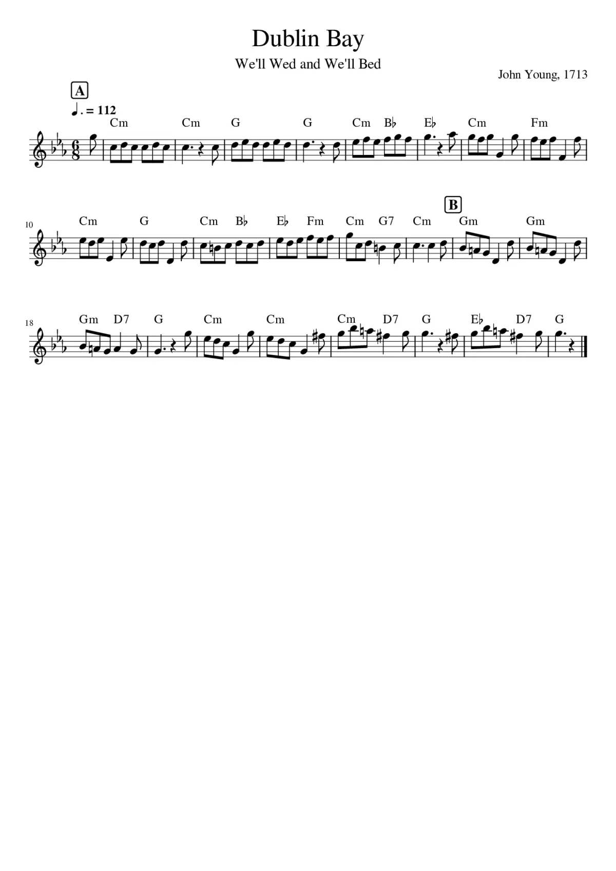 Dublin Bay - Page 1