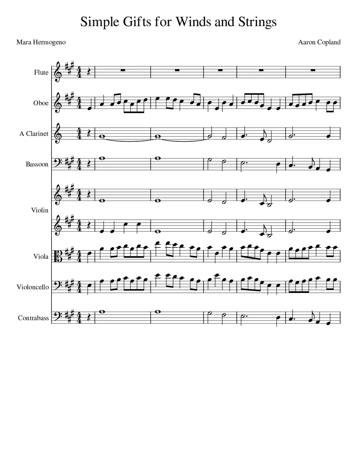 Simple Gifts - Page 1