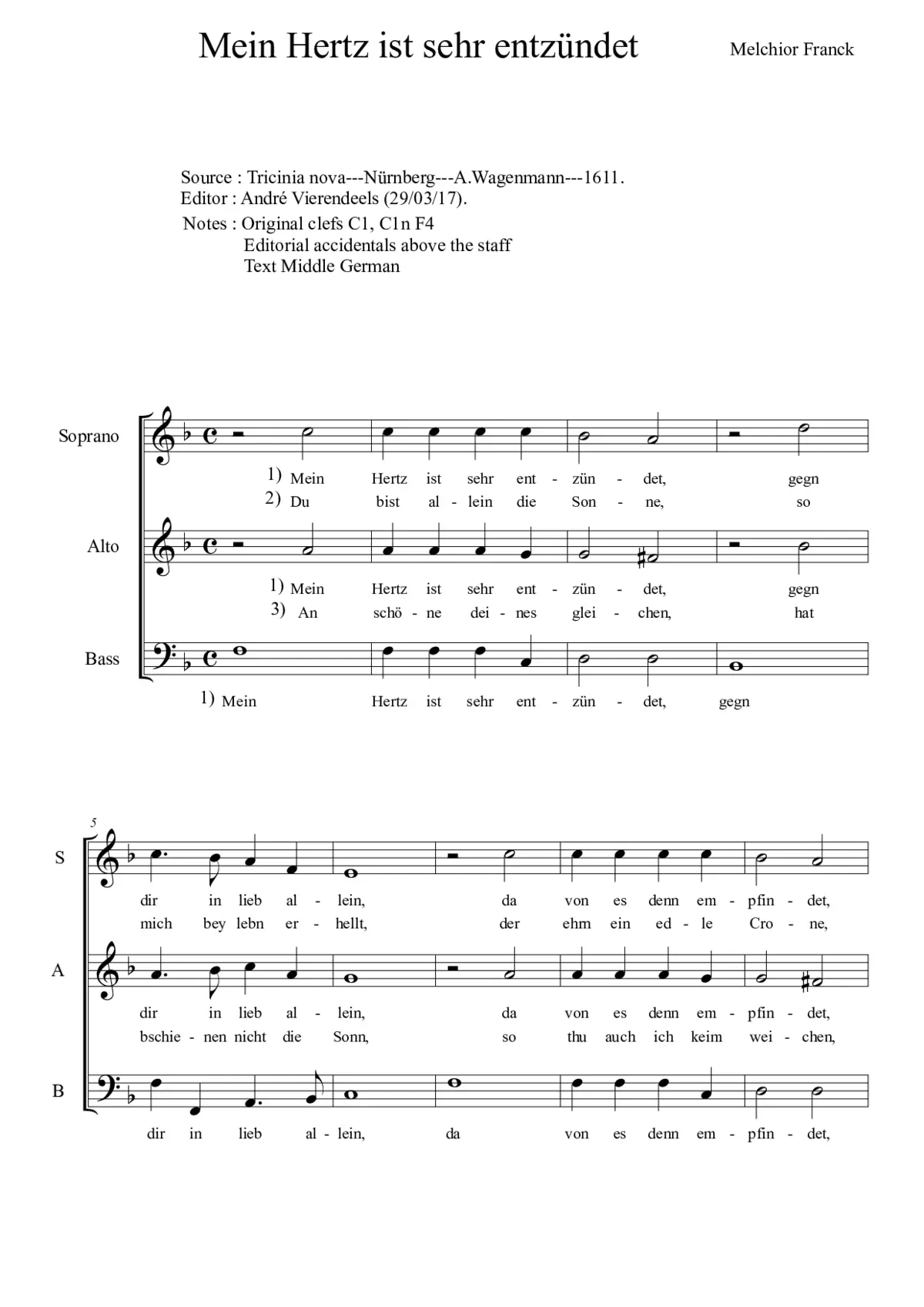Mein Hertz ist sehr entzündet - Page 1