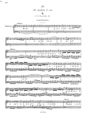 Mi palpita il cor, HWV 132b