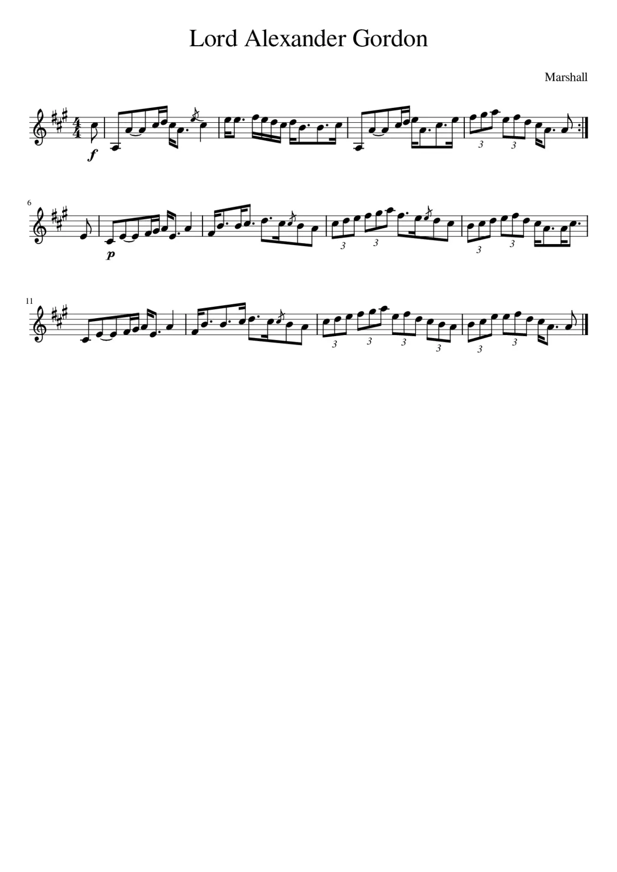 Lord Alexander Gordon - Page 1