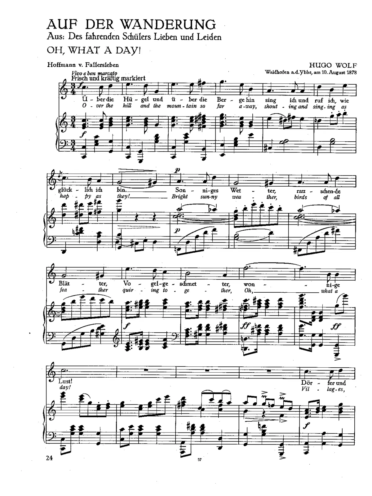 Auf der Wanderung - Page 1