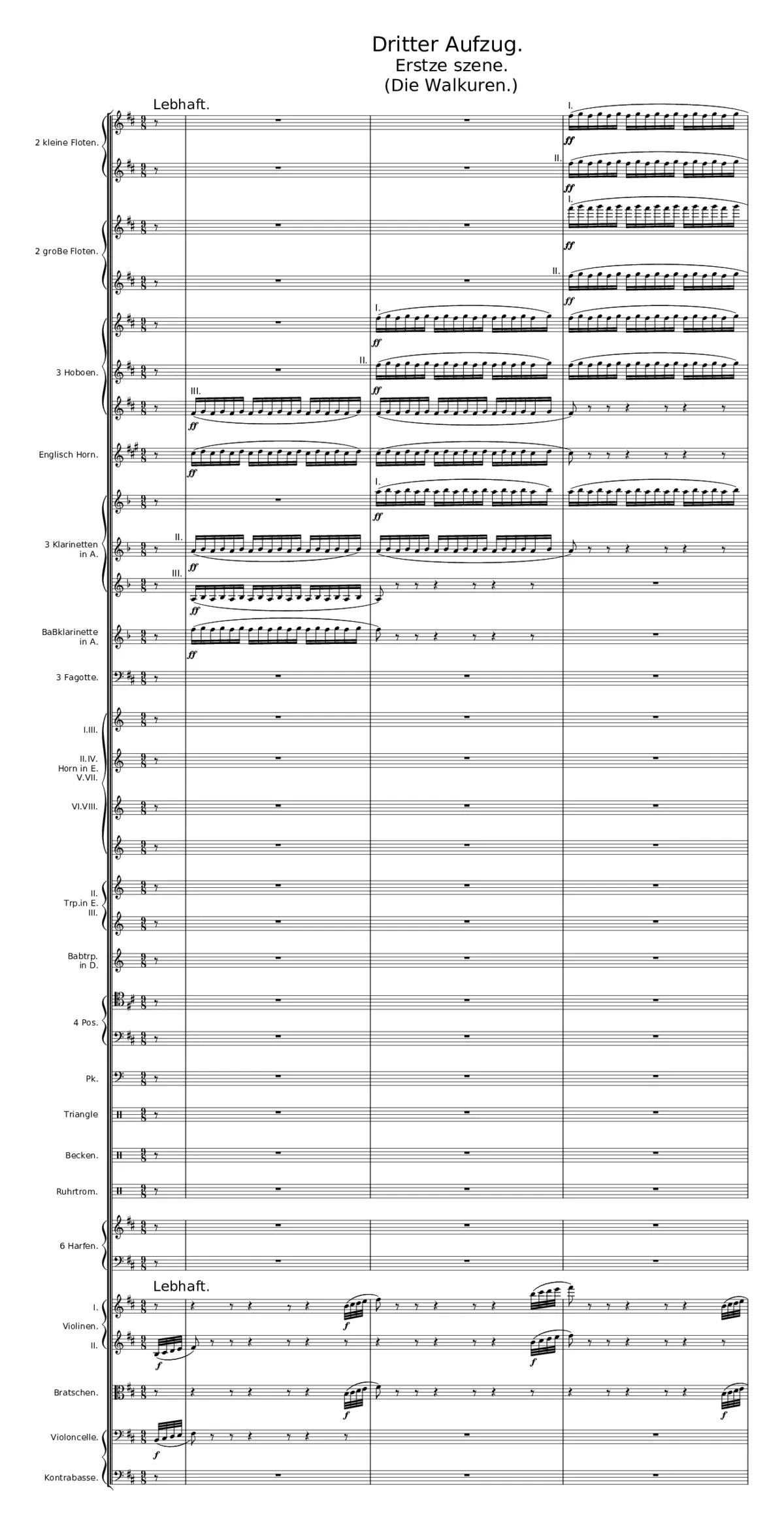 Die Walküre WWV 86B - Page 1