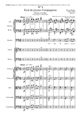 Ecot des joyeux compagnons: Histoire d'un rat (from 'Faust')