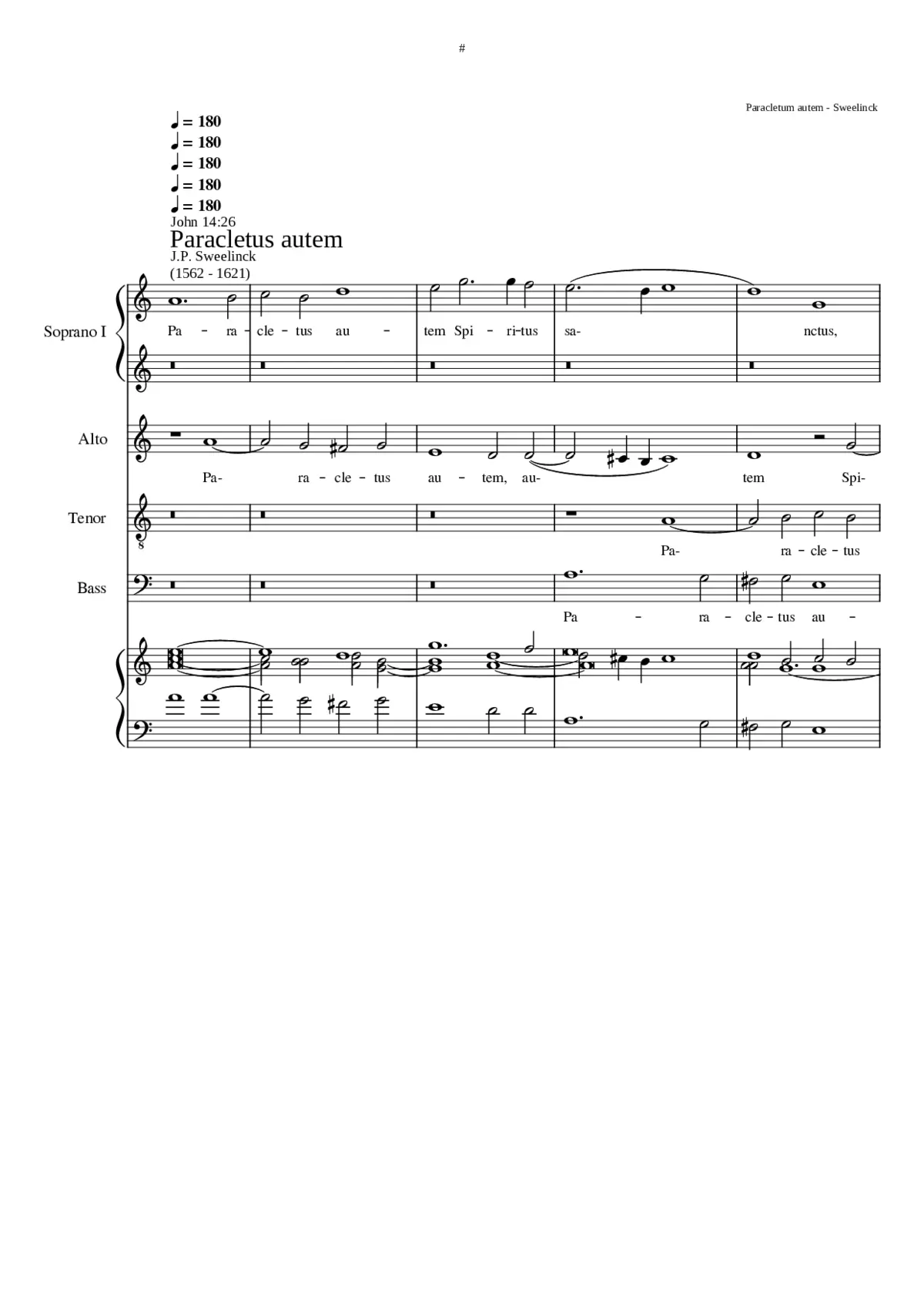 Paracletus autem - Page 1