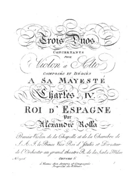 3 Concertant Duos for Violin and Viola