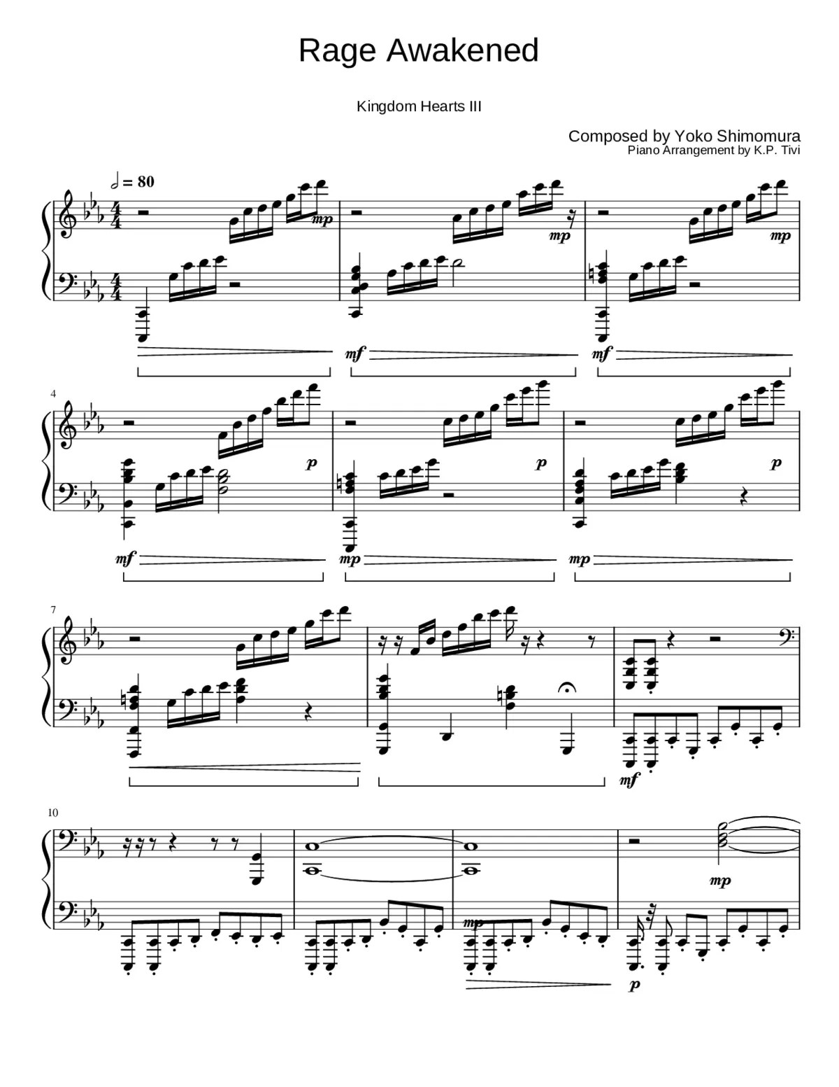 Rage Awakened KH3 - Page 1