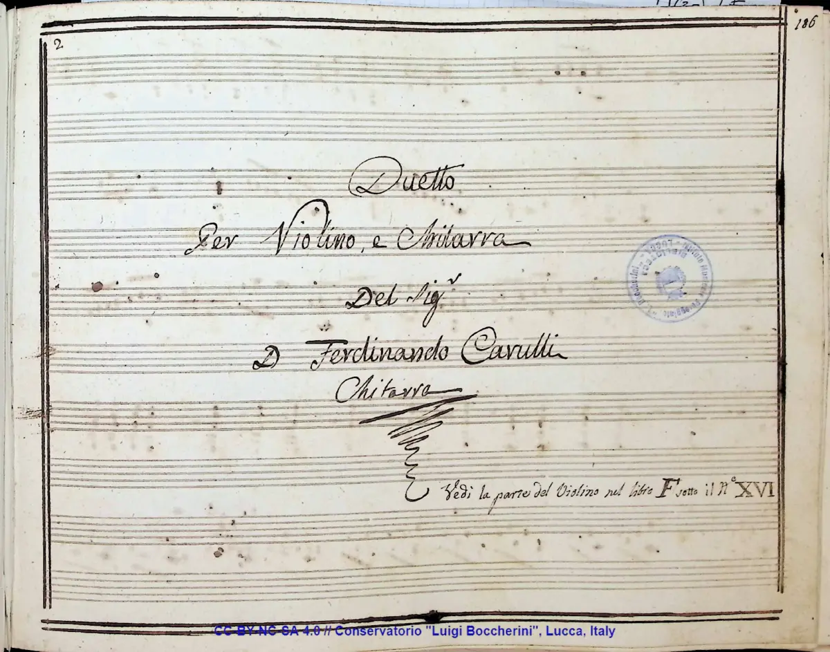 Duetto per Violino e Chitarra - Page 1