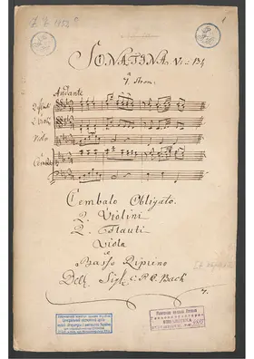 Sonatina in B-flat major, H.459