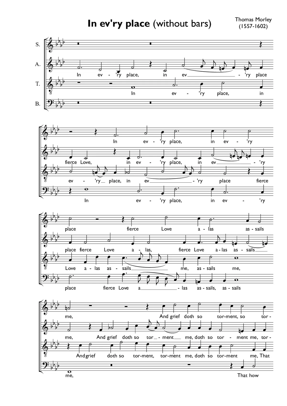 In ev'ry place - Page 1
