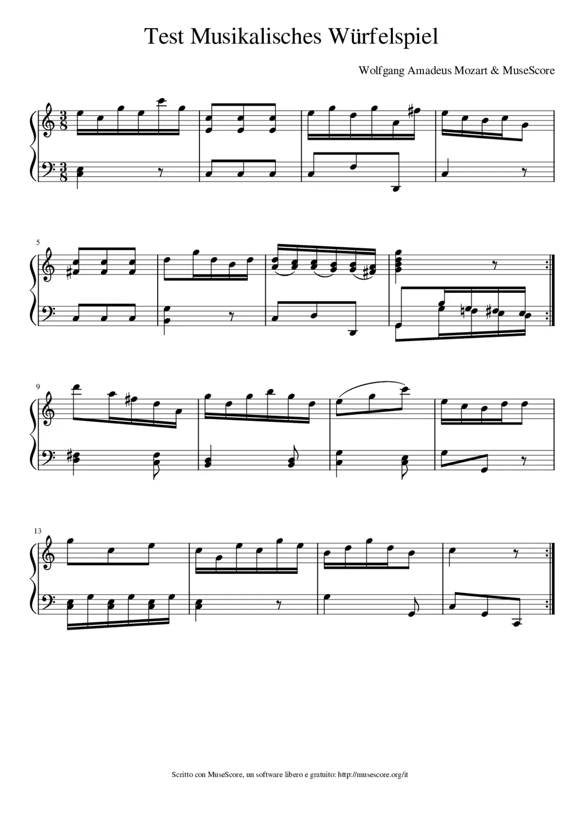 Test Musikalisches Würfelspiel - Page 1