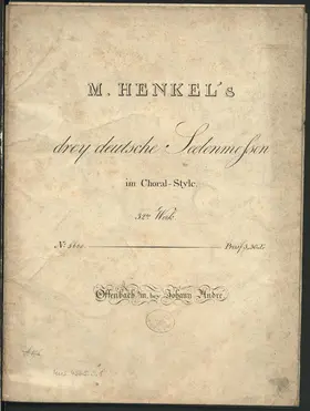 3 Deutsche Seelenmessen