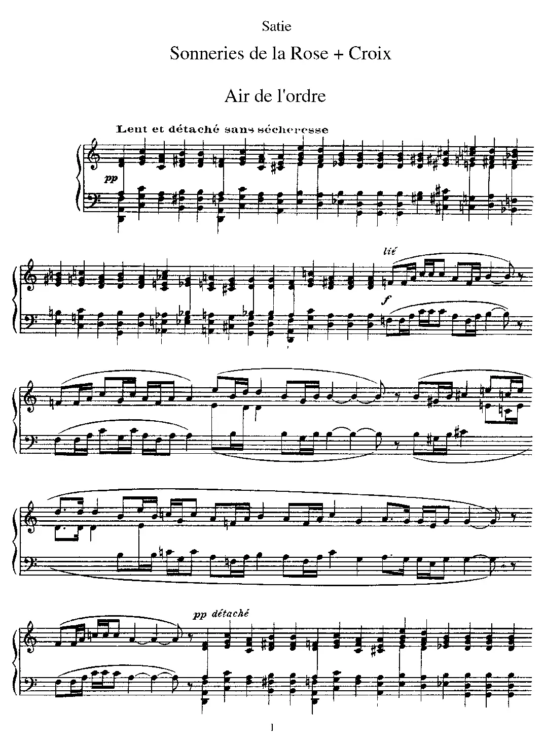 3 Sonneries de la Rose+Croix - Page 1