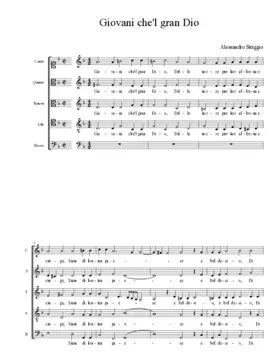 Giovani che'l gran Dio