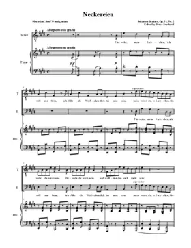 Neckereien, Op. 31, No. 2