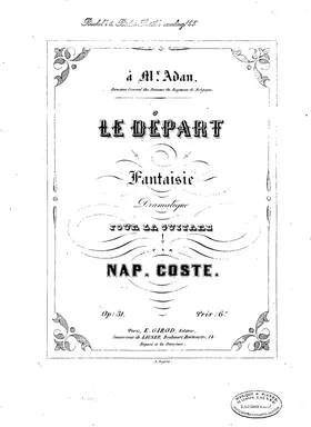 Le départ