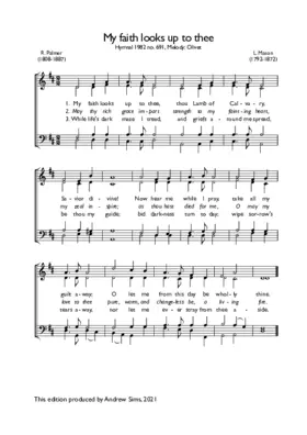 My faith looks up to Thee