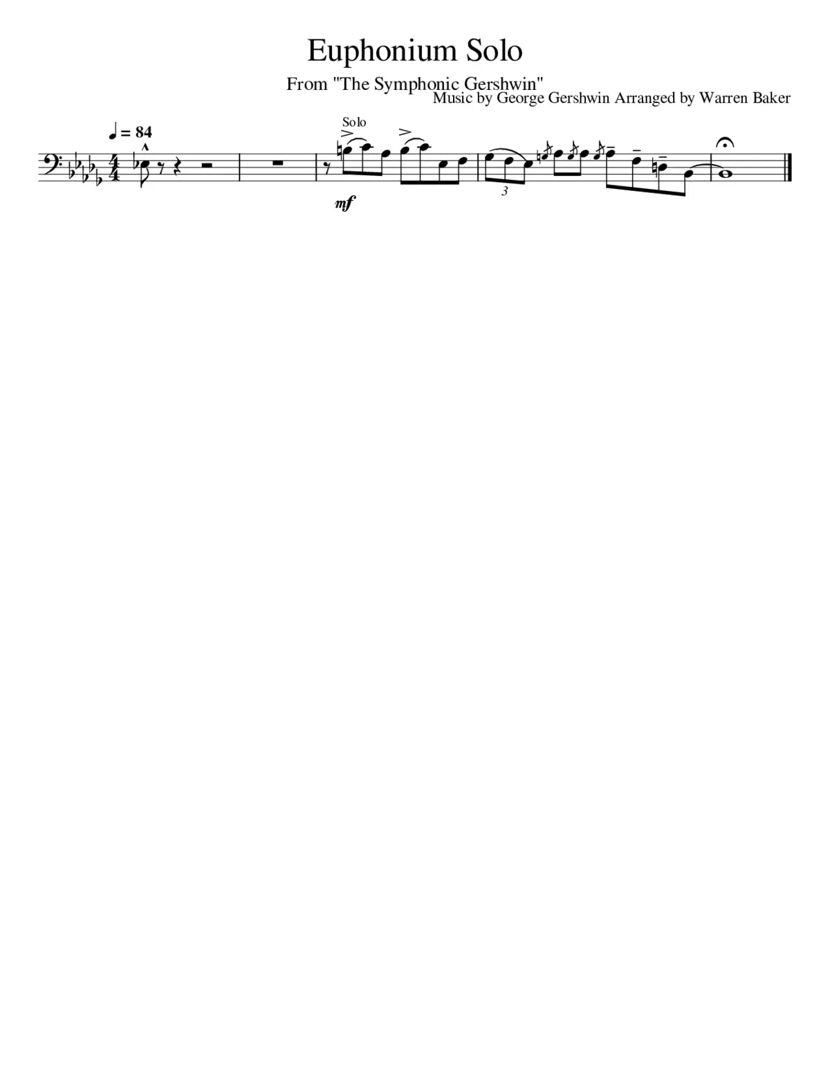 The Symphonic Gershwin - Page 1
