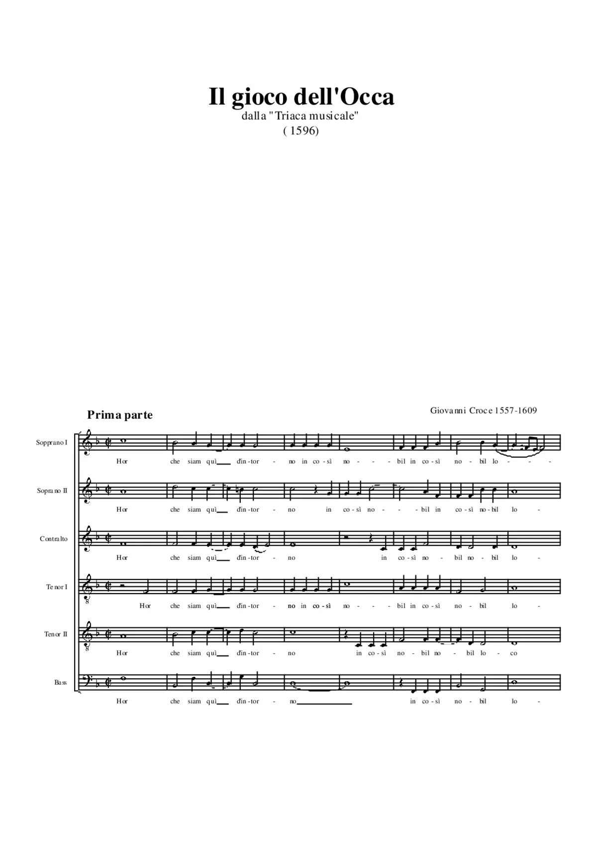 Il gioco dell'Occa - Page 1