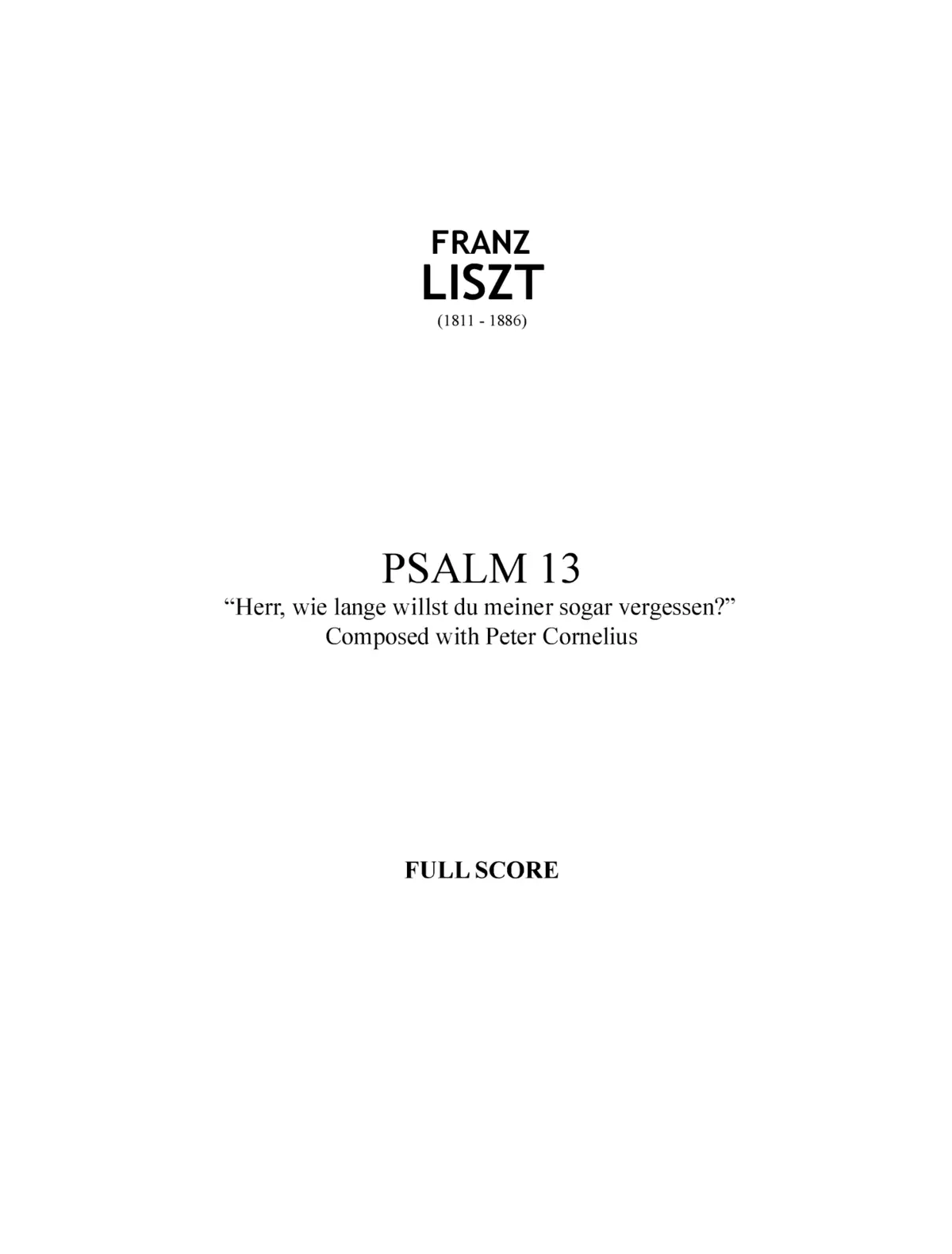 Psalm 13 - Page 1