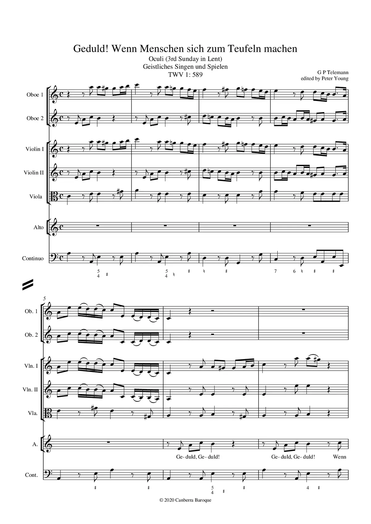 Geduld! Wenn Menschen sich zum Teufeln machen - Page 1