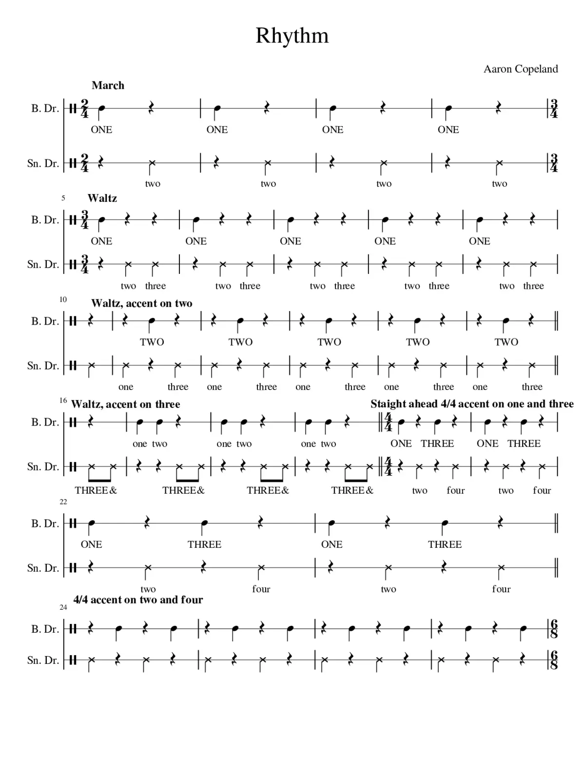 Rhythm - Page 1