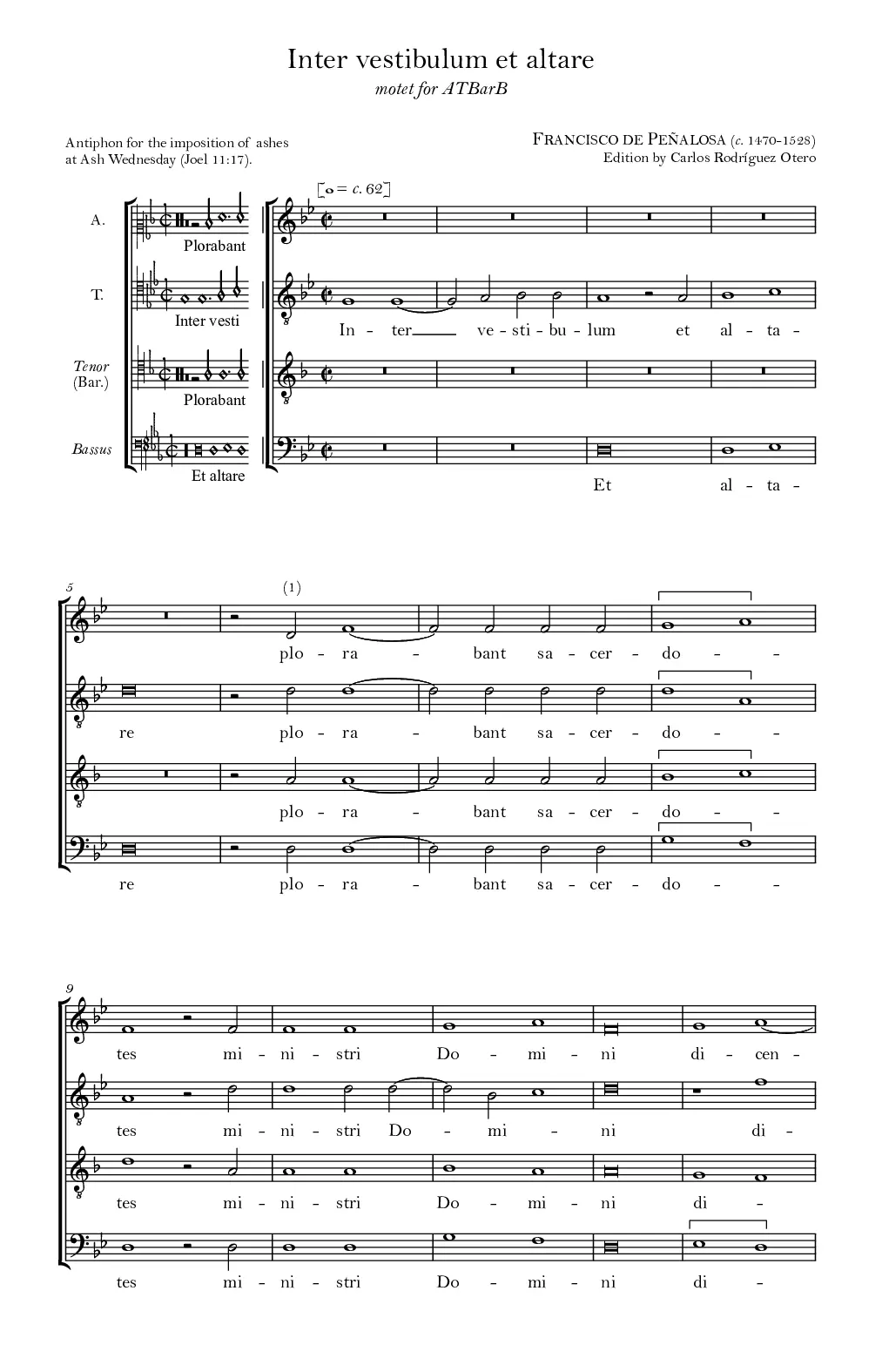 Inter vestibulum et altare - Page 1